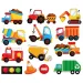 Buddy&amp;Barney: Set de schimbare a culorii pentru plăci - Utilaje de construcții