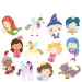 Buddy&amp;Barney: Set de schimbare de culoare pentru plăci - Fete de basm