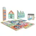 Building Blocks: Oraș - Set de cuburi de construcție din lemn