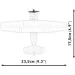 COBI: Aeronava Cessna 172 Skyhawk albă, set de construcție (26620)