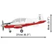 COBI: Set de construcție Beechcraft T-6 Texan II roșu-alb (26625)