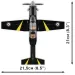 COBI: set de construcție negru Beechcraft T-6 Texan II (26626)