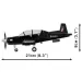 COBI: set de construcție negru Beechcraft T-6 Texan II (26626)