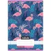 Caiet liniat capsat, clasa a 3-a, model flamingo, 12-32 foi, format A5