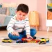Camion de salvare cu elicopter și mașină - Dickie Toys