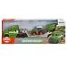 Camion mic de transport cu tractor Fendt și presă de balotat - Dickie Toys