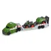 Camion mic de transport cu tractor Fendt și presă de balotat - Dickie Toys