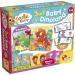Carotina baby: Dinoland 3 în 1 memo, puzzle și joc de asociere - Lisciani