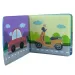 Carte pentru bebeluși: Vehicule, carte moale de bălăit, 14x13cm