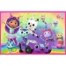 Casă de păpuși Gabi joc cu Gabi puzzle 2x24 piese - Trefl