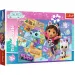 Casa de păpuși a lui Gabi - Puzzle de 100 de piese, Trefl