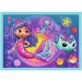 Casa de păpuși a lui Gabi 4 în 1 puzzle de 35-48-54-70 piese - Trefl