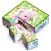 Casa de păpuși a lui Gabi, puzzle cu cuburi, 9 piese - Trefl