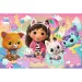 Casa de păpuși a lui Gabi și prietenii ei, puzzle maxi de 24 de piese - Trefl