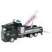 City Truck: Camion de salvare cu roți pivotante, transformabil, cu semne de camion, 19cm