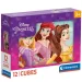 Clementoni: Cuburi de poveste cu Prințese Disney, set de 12 bucăți