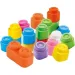 Clemmy: Blocuri de construcție colorate și moi pentru bebeluși, set de 40 de piese - Clementoni