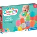 Clemmy: Touch &amp; Play set de blocuri de construcție moi și colorate, 20 de piese - Clementoni