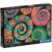 Colorboom: Puzzle cu cameleoni de 500 de piese - Clementoni