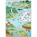 Covor de joacă cu animale și habitat 200x150cm - Melissa &amp; Doug