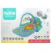 Covoraș de joacă albastru cu leu și pian pentru bebeluși 64x78cm