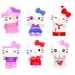 Craze Inkee: Pachet de bile de baie vegane cu figură Hello Kitty de colecție - cu aromă de pepene verde