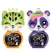 Crazy Chic: Lovely Nail lac de unghii cu pensulă în formă de animale set de 2 bucăți galben și roz - Clementoni