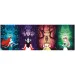 Disney+ - Prințesele Disney puzzle panoramic de 1000 de piese cu poster - Clementoni