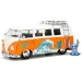 Disney Stitch – Volkswagen Bus din 1961, mașinuță de jucărie la scară 1/24 cu figurina Stitch – Jada Toys