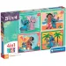 Disney+Stitch 4-în-1 Supercolor puzzle - Clementoni