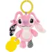 Disney+Stitch Angel pluș cu zornăitoare și jucărie de dentiție - Clementoni Baby