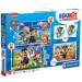 Edukit: Patrula Cățelușilor 4 în 1 colecție de jocuri - Clementoni