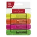 Faber-Castell: 1546 Neon fluorescent set de 4 markere textmarker