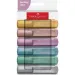 Faber-Castell: 1546 Set de 6 markere evidențiatoare metalice