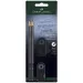 Faber-Castell: GRIP Sparkle set de 4 creioane grafit negre cu radieră și ascuțitoare
