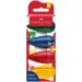Faber-Castell: Set de 4 creioane cerate în formă de picătură