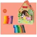 Faber Castell: Set de carioci Connector, 18 bucăți, în cutie metalică cu model de fermă