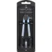 Faber-Castell: Set de compas GRIP cu ajustare rapidă în culoarea albastru corporativ.
