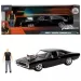 Fast &amp; Furious: Model auto metalic 1970 Dodge Charger cu figurina Dom 1/24 - Simba Toys