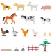 Faunica: Set de joacă cu animale de fermă în găleată - Woodyland