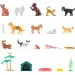 Faunica: Set de joacă cu animale domestice în găleată - Woodyland