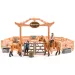 Faunica: Set de joacă cu cai și călăreți, 23 de piese - Woodyland