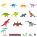 Faunica: Set de joacă cu dinozauri în găleată - Woodyland