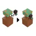Figurină Minecraft Reveal în cutie de depozitare - Azalee - Mattel