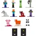 Figurină surpriză nano Minecraft, mai multe modele, 1 bucată - Simba Toys