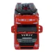 Fire Truck: Camion de pompieri din metal cu roți pivotante 20cm