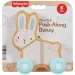 Fisher-Price: Iepuraș de împins din lemn - Mattel