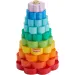 Fisher-Price: Piramidă din lemn cu inele - jucărie educativă - Mattel