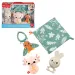 Fisher-Price: Sensimals Salut Senzorial set de jucării pentru bebeluși, 4 piese - Mattel