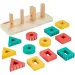 Fisher-Price: Wood Jucărie de dezvoltare cu forme din lemn - Mattel